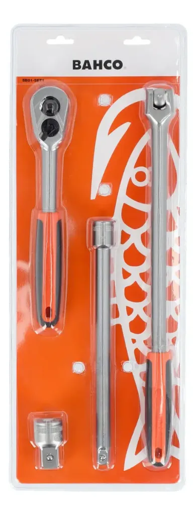 SET CRIQUE Y ACCESORIOS 1/2" BAHCO