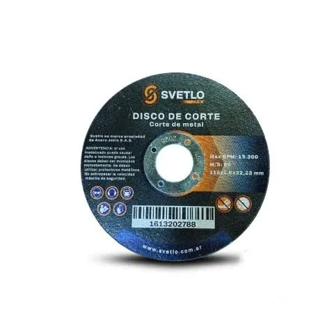 COMBO DISCO DE CORTE SVETLO MAX X 10